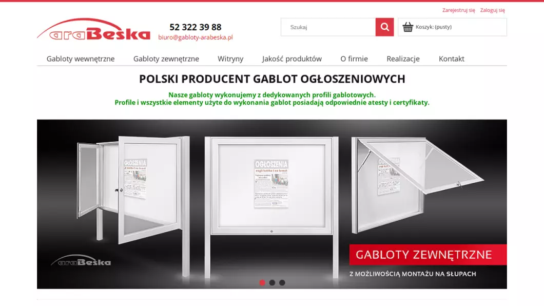 Producent gablot Arabeska