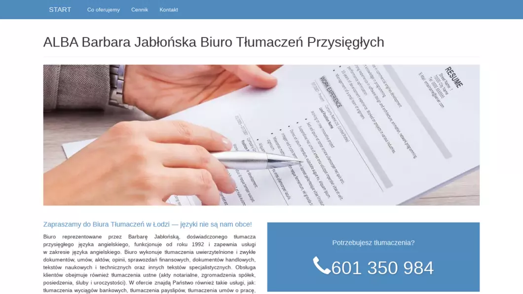 Biuro Tłumaczeń Przysięgłych ALBA